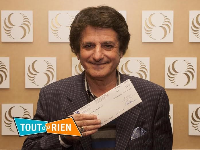 Sans aucun numéro gagnant, un Lavallois remporte le gros lot de 250 000 $ à la loterie Tout ou rien