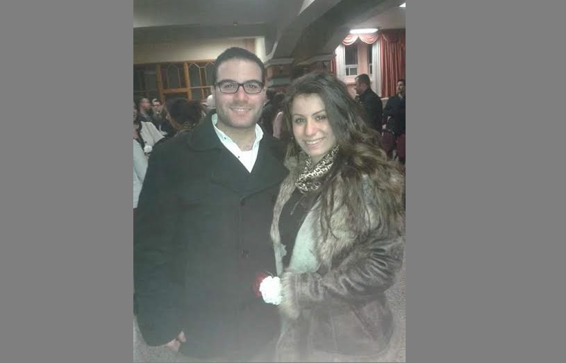 Étienne Sakr et sa soeur, Éliana