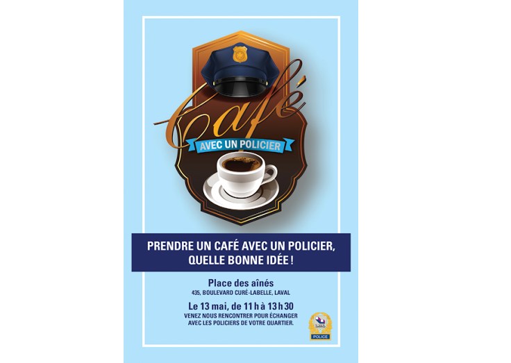Les prochains rendez-vous «café avec un policier»
