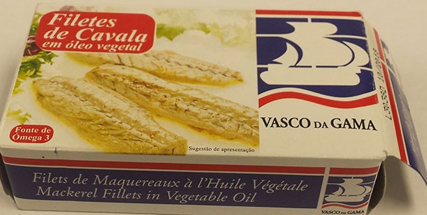 Rappel de produits de fruits de mer en conserve de marque Vasco Da Gama en raison de la présence possible de bactéries dangereuses