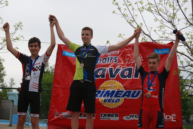 Des cyclistes lavallois se distinguent à la 1ère étape de la Coupe Québec