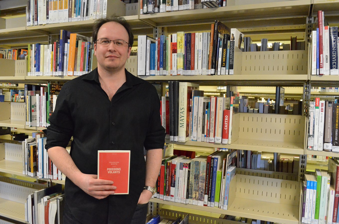 François Rioux, lauréat du prix des libraires 2015 