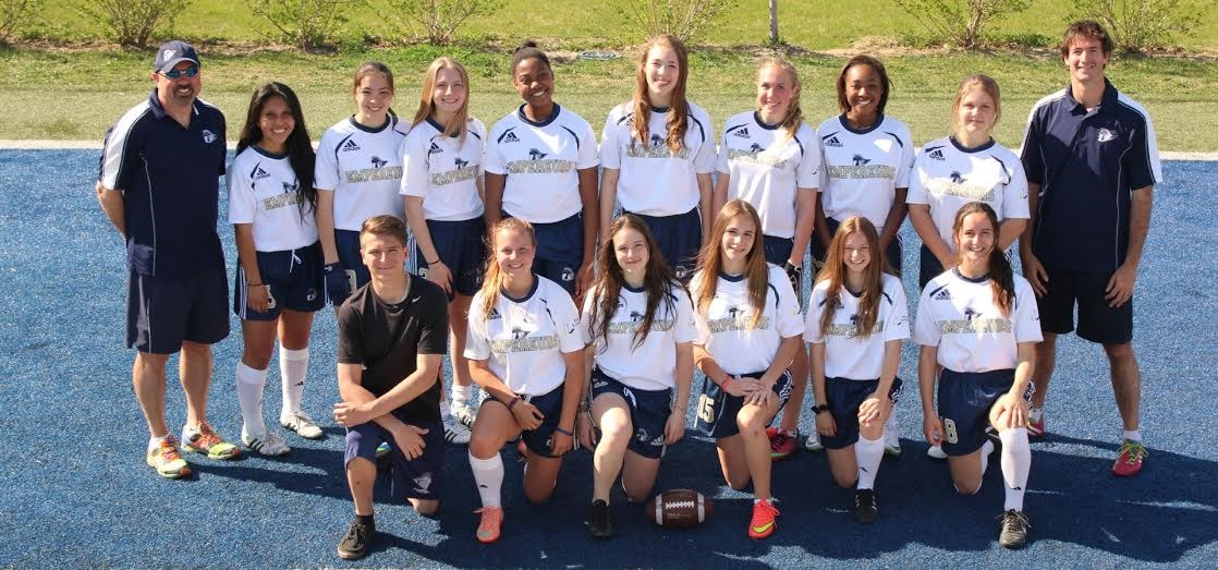 Les Empereurs du Collège Letendre championnes régionales en flag-football