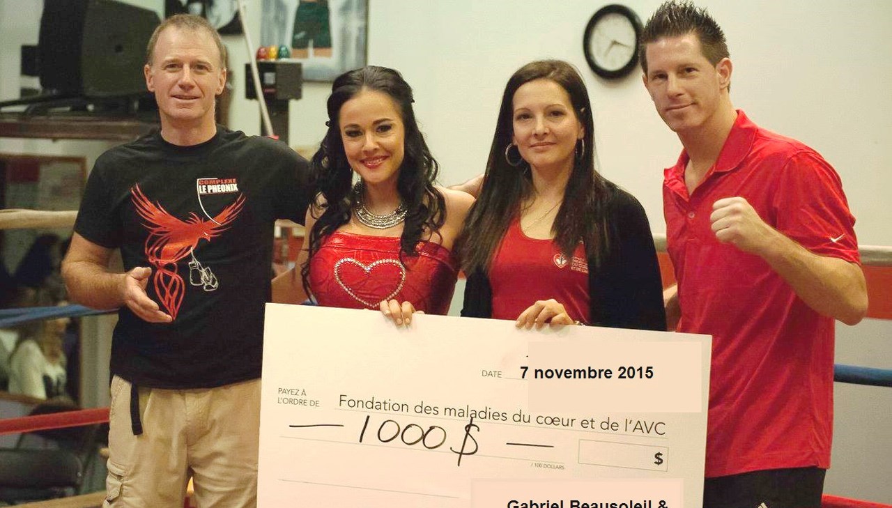 Un gala de boxe permet d'amasser plus de 1 200 $ pour la Fondation des maladies du coeur et de l'AVC