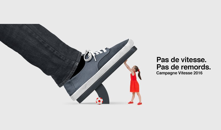« Pas de vitesse. Pas de remords » : vaste campagne sur la vitesse au volant