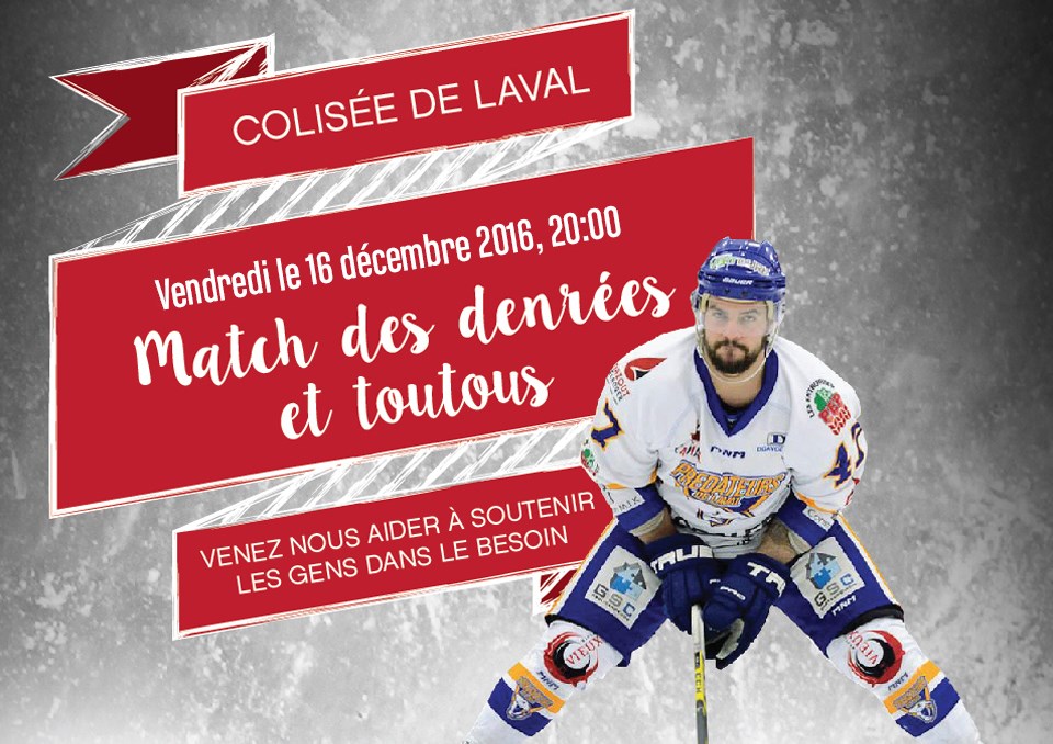 Soirée des « toutous» au Colisée Laval vendredi soir!
