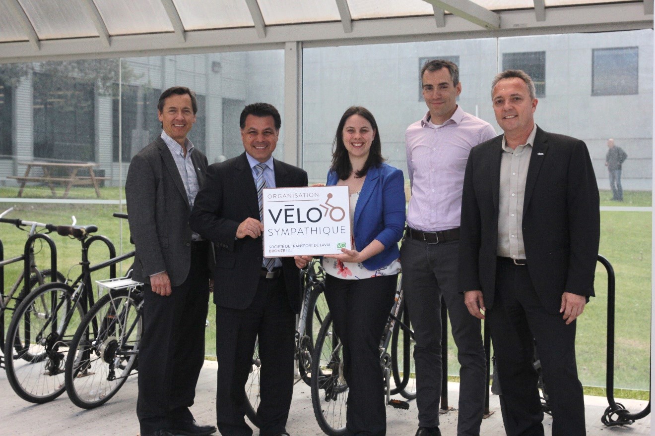 La Société de transport de Laval, une organisation certifiée vélosympathique !