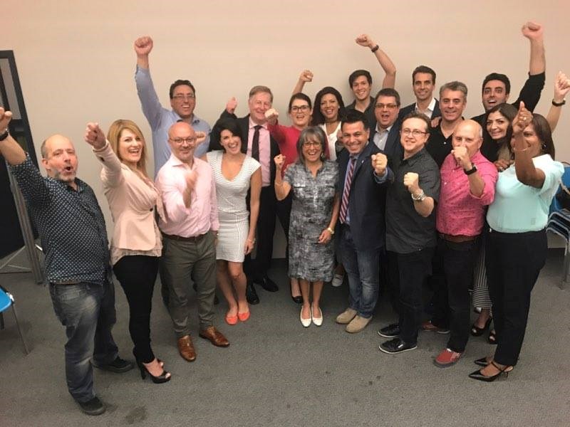 Mouvement lavallois Équipe Marc Demers sur les blocs de départ!