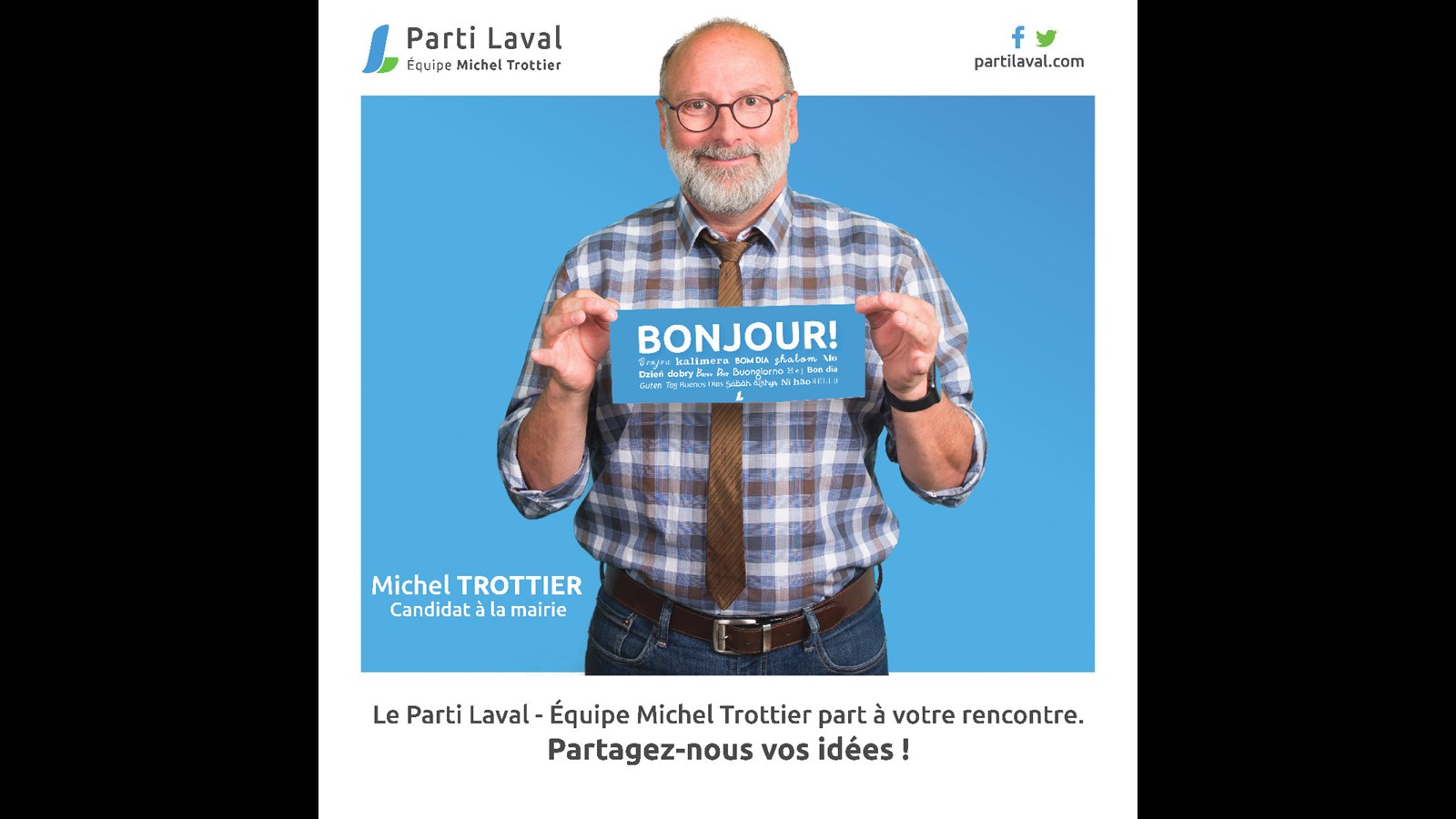 Le Parti Laval - Équipe Michel Trottier débute un porte-à-porte consultatif 