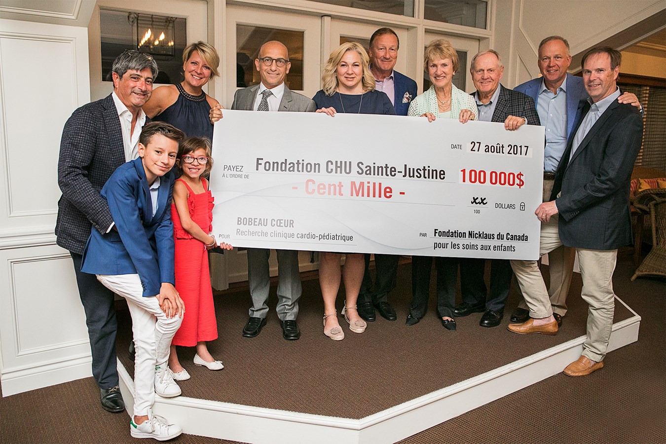 Jack Nicklaus amasse 100 000$ pour l’Hôpital Ste-Justine