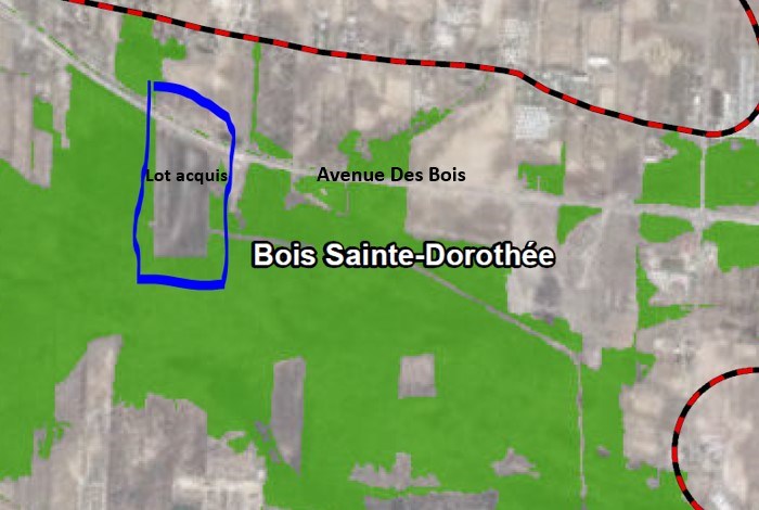 Une nouvelle acquisition pour mieux protéger l’environnement du bois de Ste-Dorothée