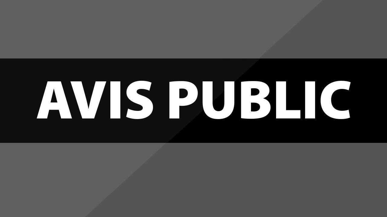 Avis d'inventaire successoral