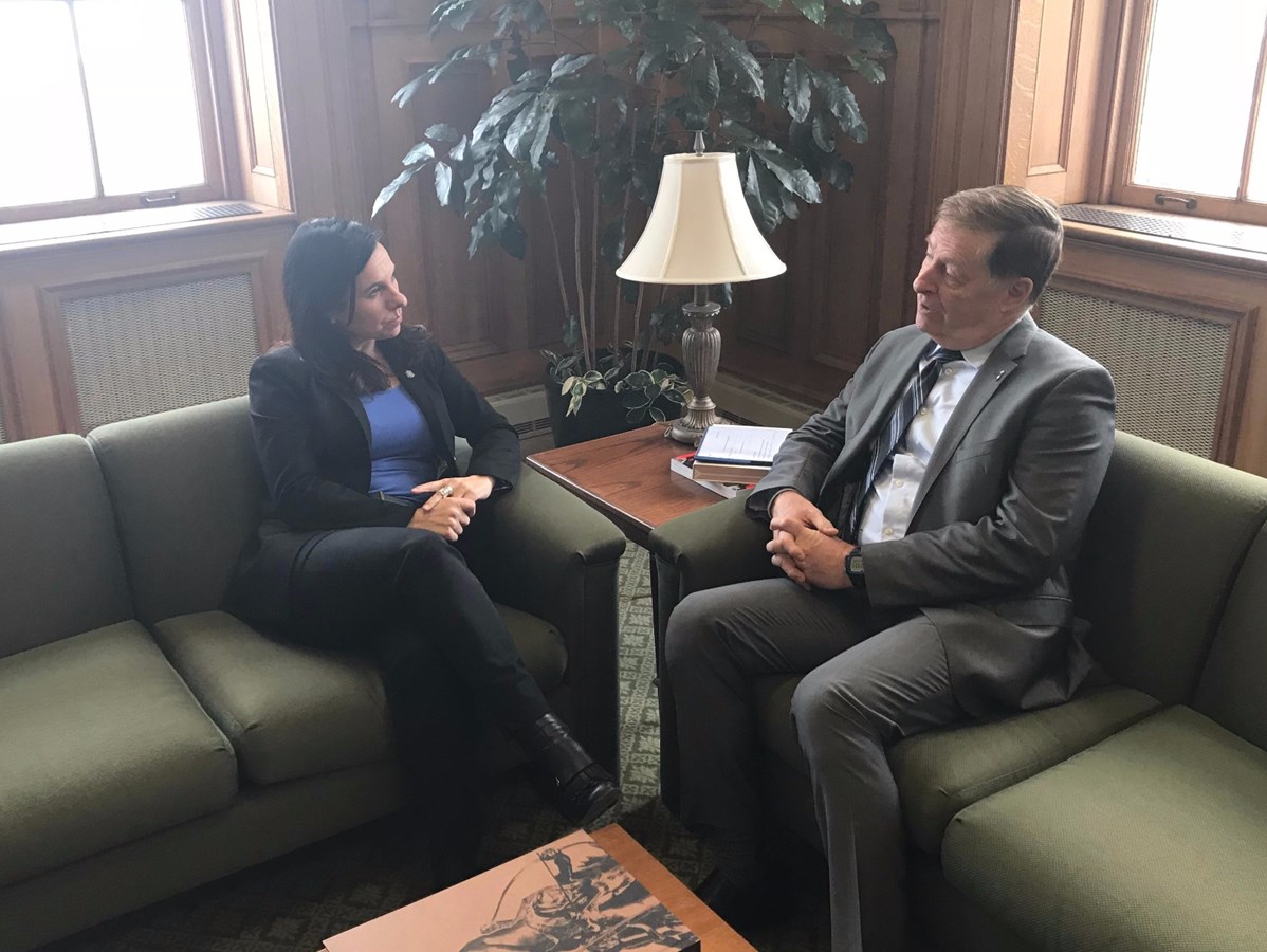 Première visite du maire de Laval, Marc Demers à la mairesse de Montréal, Valérie Plante