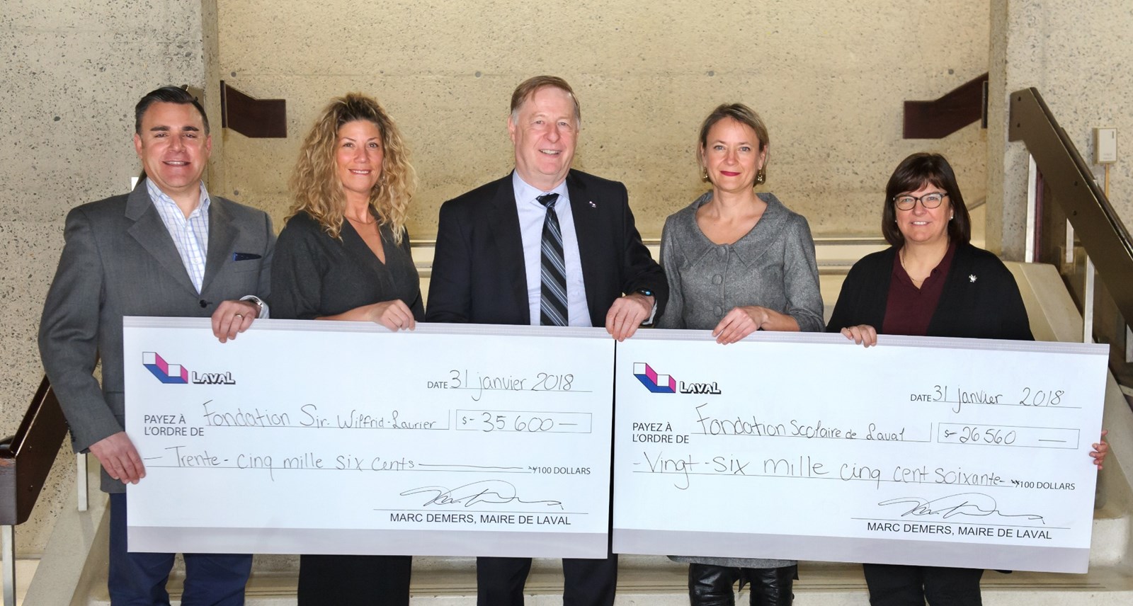Fonds Place-du-Souvenir: Subventions de 62 000 $ pour les élèves de Laval