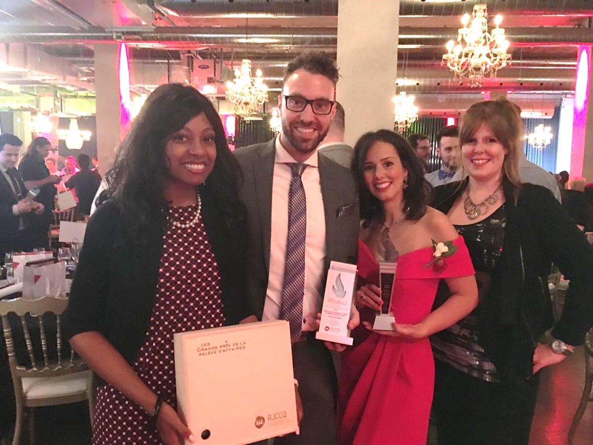 La relève d'affaires de la CCIL rayonne au Gala Les Grands prix de la relève d'affaires