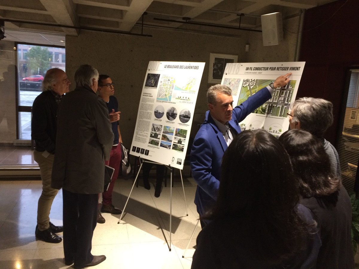 Exposition de projets étudiants en urbanisme à l’hôtel de ville