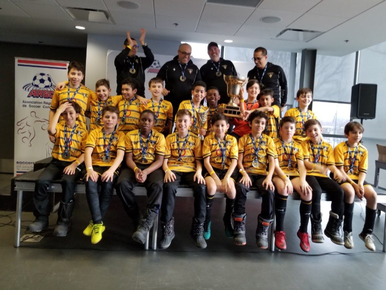 Une année faste pour les Dragons Jaunes U12M AA de Delta