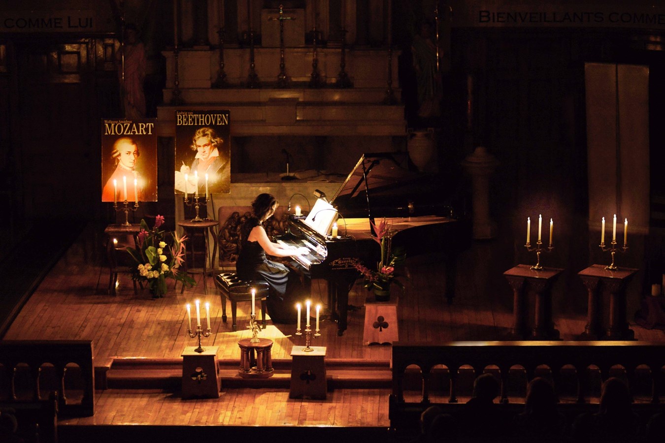 Mozart et Beethoven : Un Grand récital de piano sous les chandelles