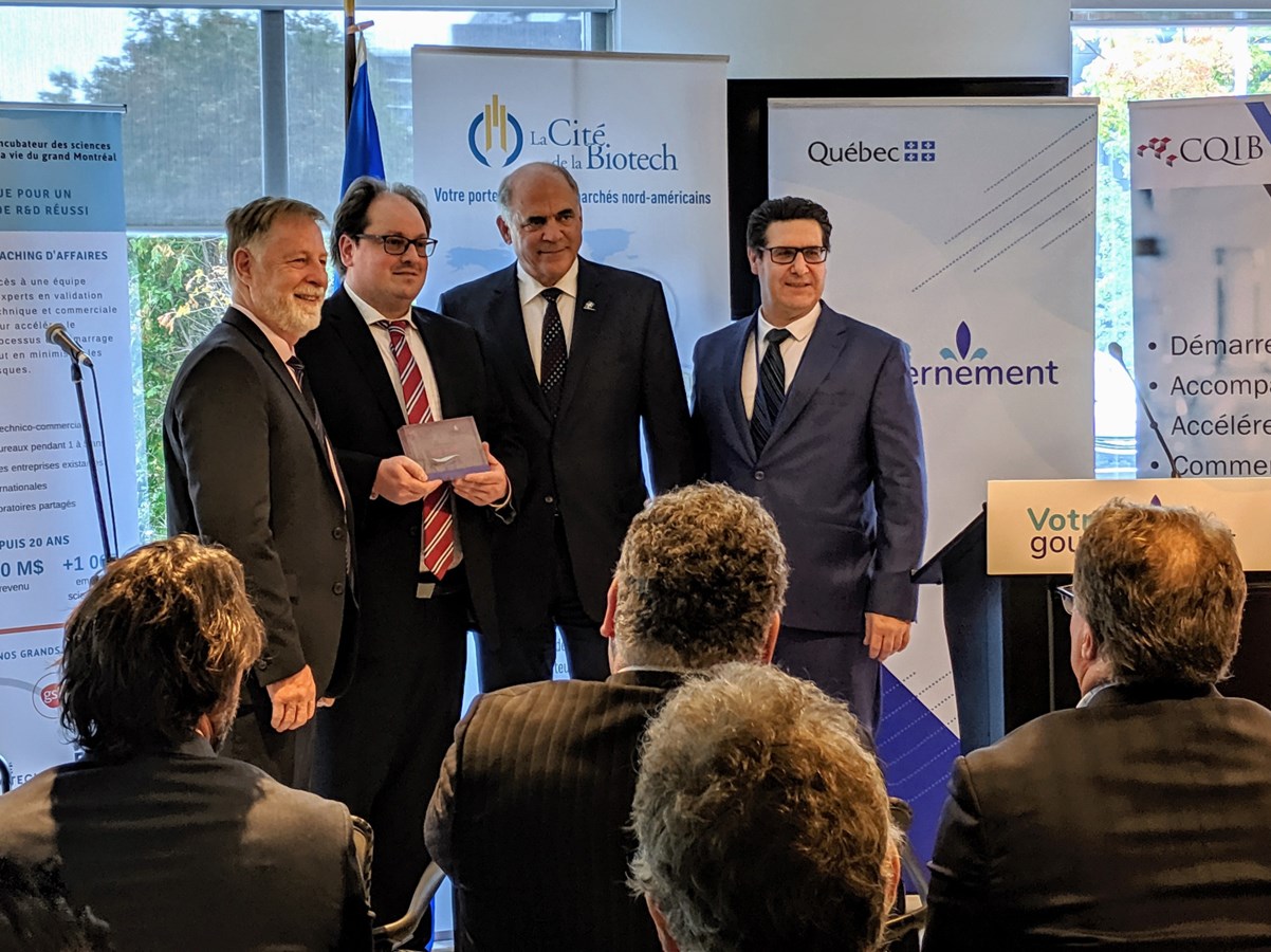 Laval: 360 000 $ de la Ville et 1,2 millions $ du Gouvernement attribués au Centre québécois d'innovation en biotechnologie