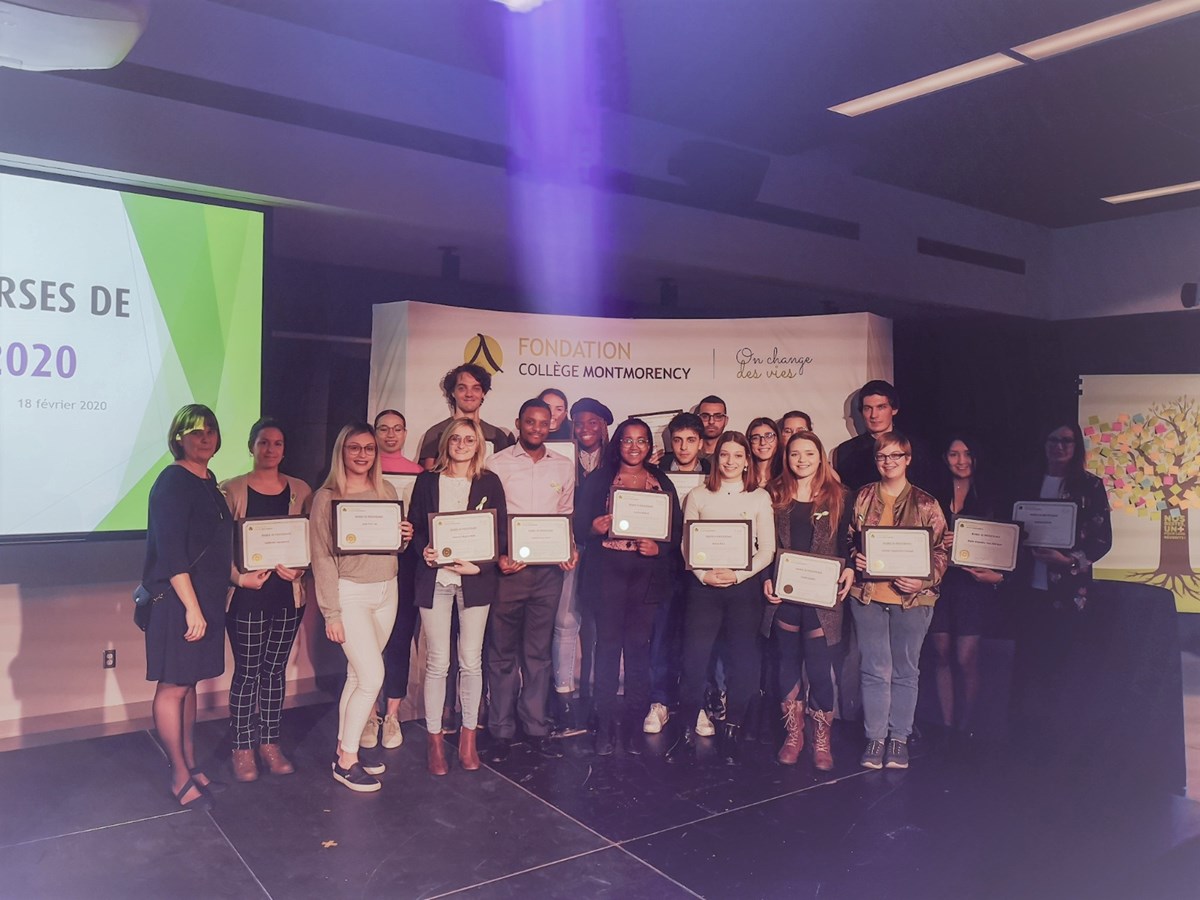 La Fondation du Collège Montmorency remet 10 000 $ en bourses de persévérance