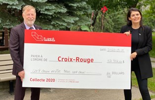 Les employés et retraités de la Ville de Laval unis pour la Croix-Rouge