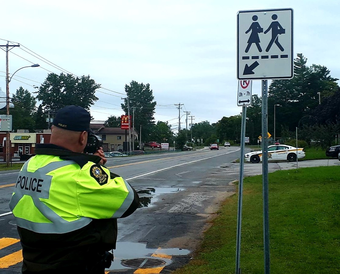 Mauricie-Lanaudière: la police relève 130 infractions en une opération de circulation aux abords des écoles