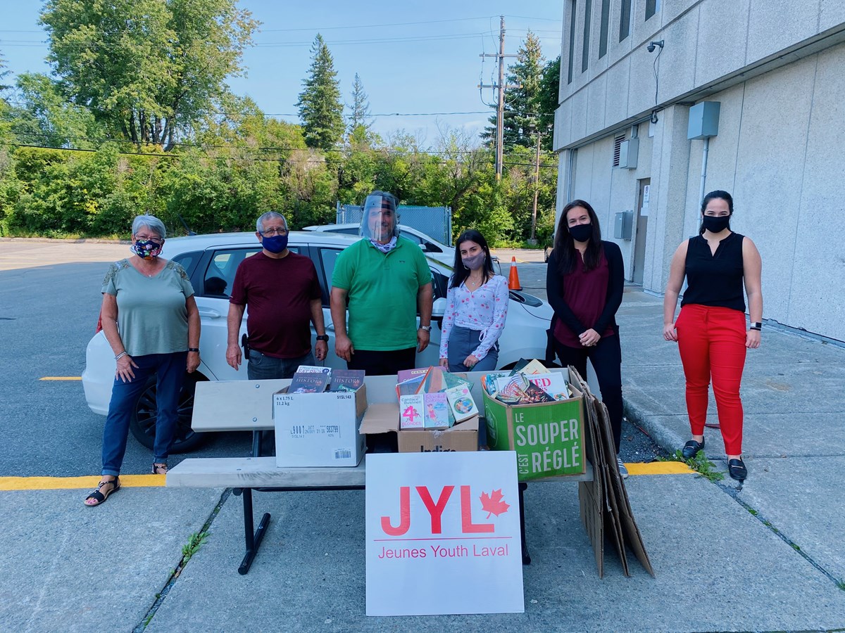 Jeunes Youth Laval collecte des livres pour promouvoir la lecture