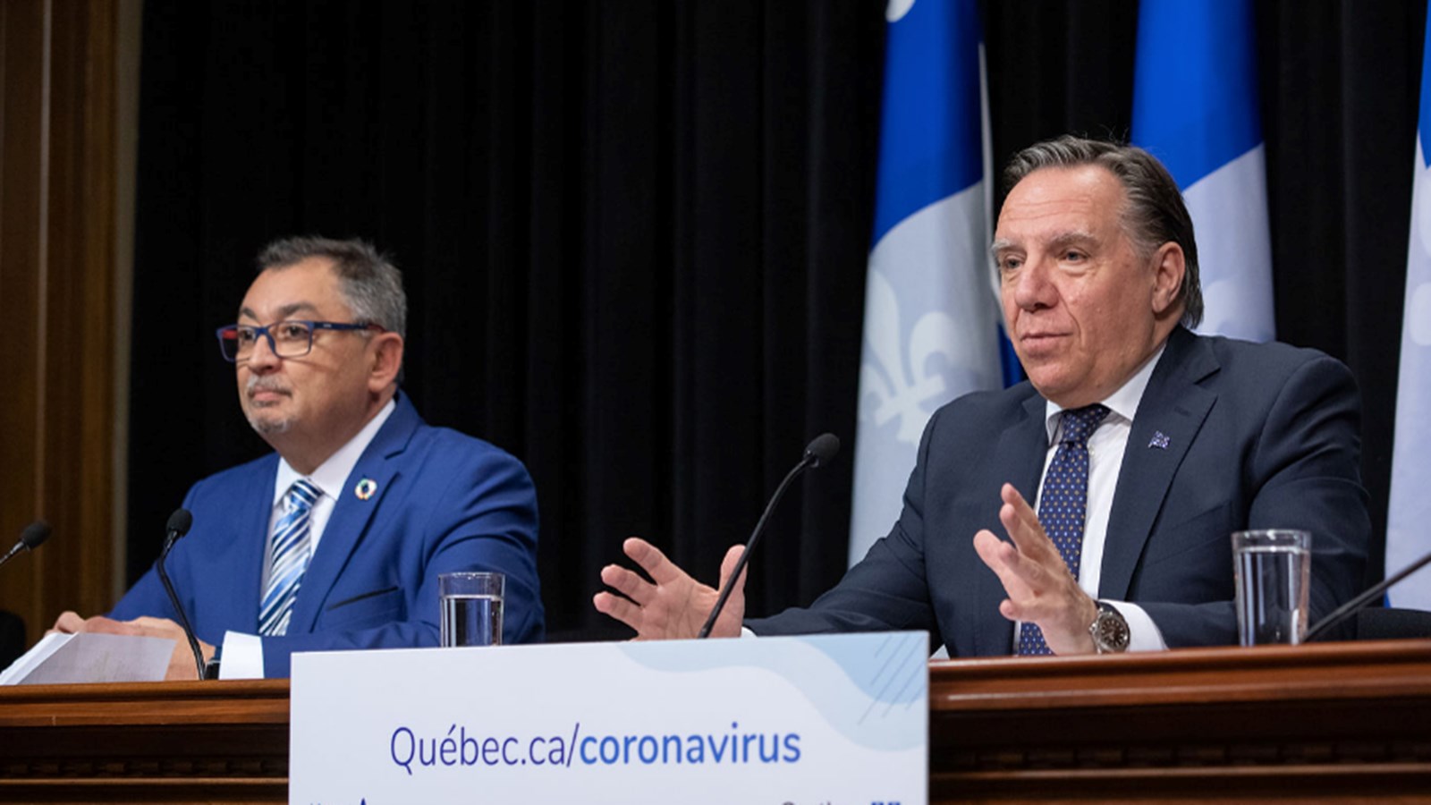 La baisse des cas démontre que les mesures fonctionnent bien, selon François Legault 