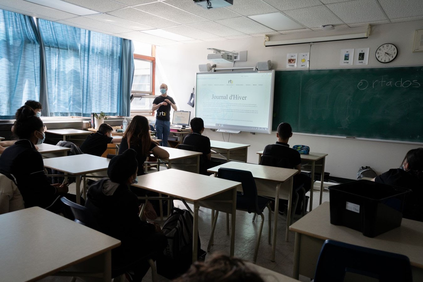Journal d'hiver: un projet de création numérique immersive