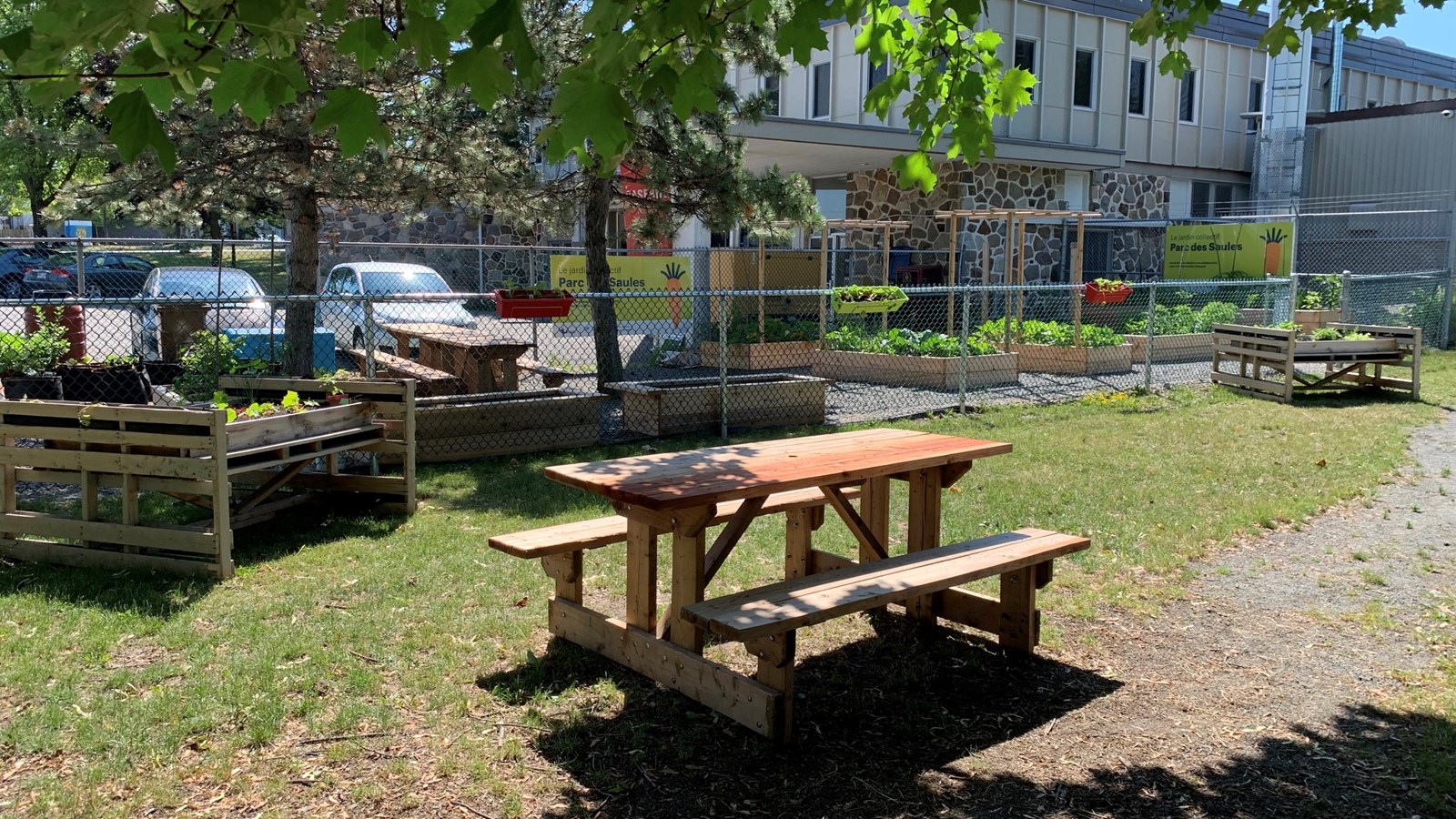 Inauguration du Jardin collectif Parc des Saules