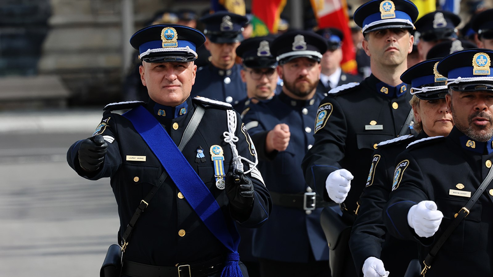 Retour en images sur la cérémonie hommage aux policiers décédés en fonction