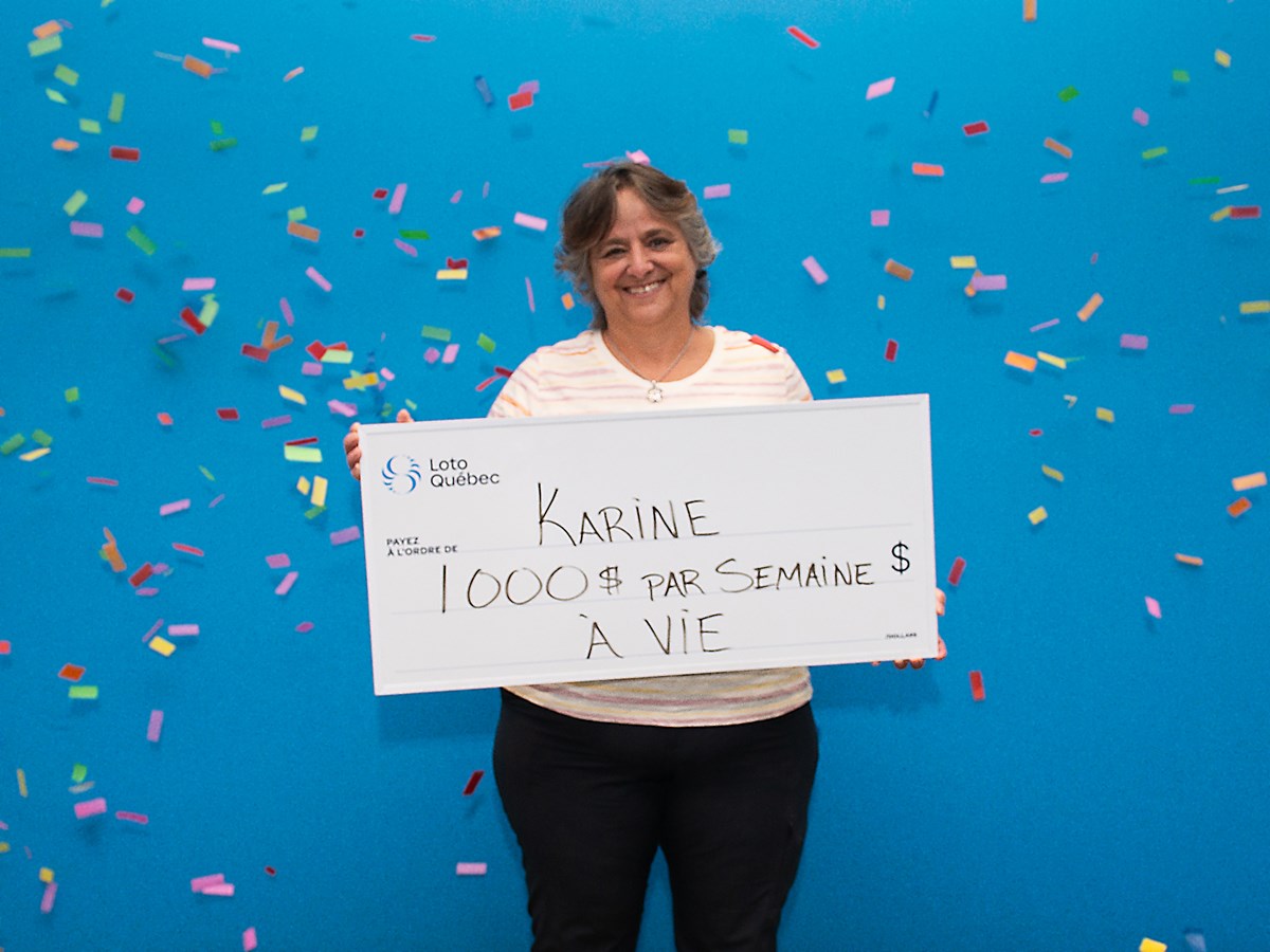 Une Lavalloise remporte le gros lot de Gagnant à vie