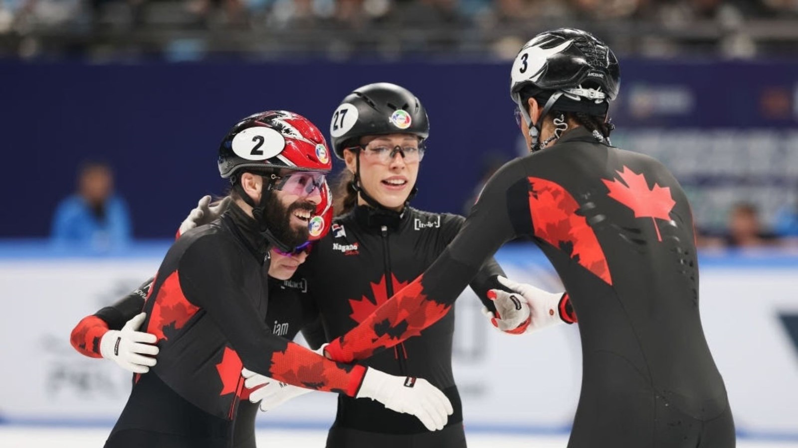 Le patineur de vitesse Steven Dubois quadruple médaillé d'or à Pékin