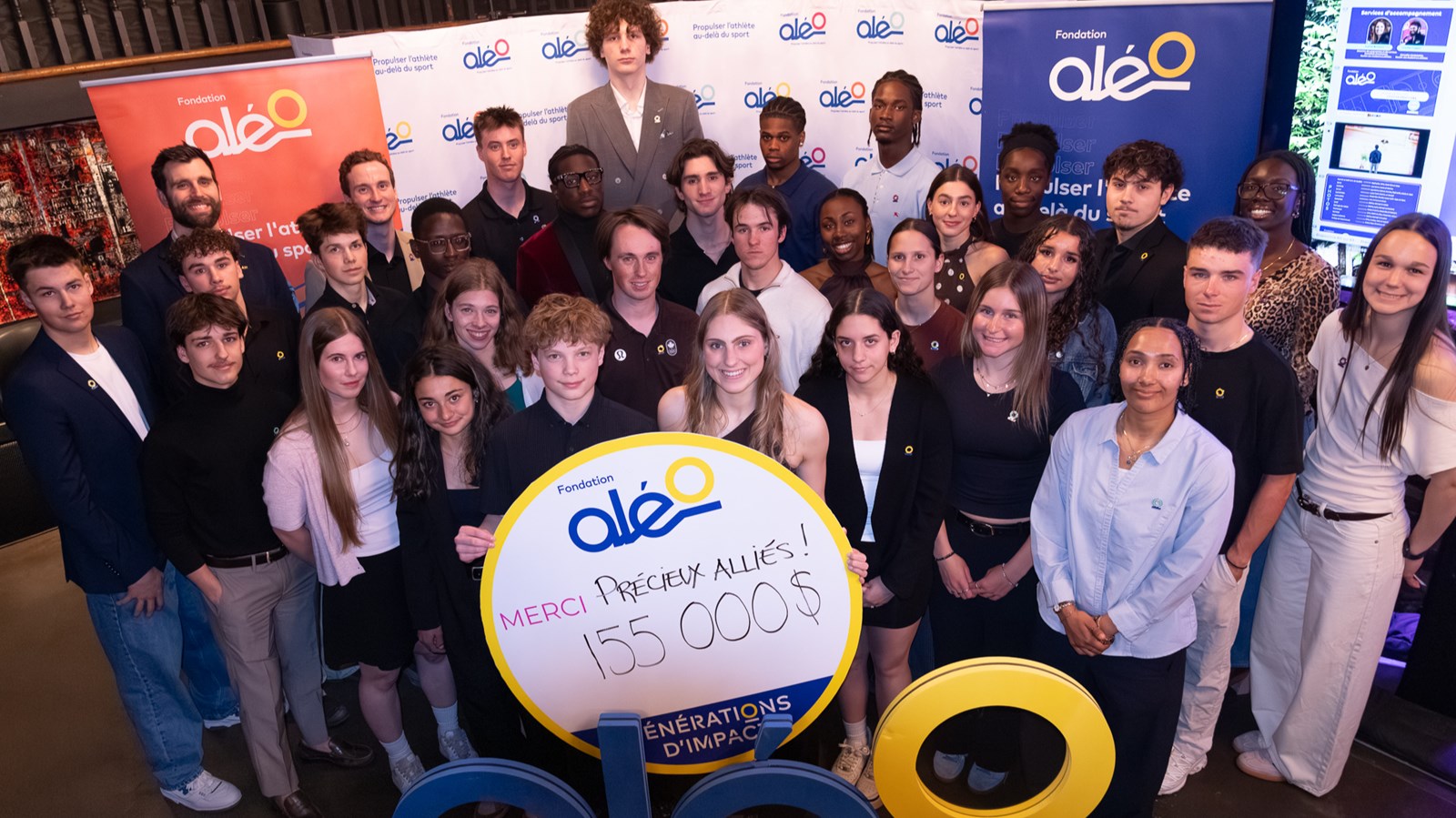 La Fondation Aléo remet 12 000$ à quatre athlètes de Laval 