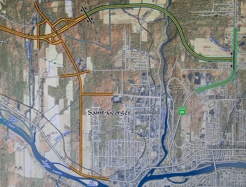 Plus de 77 M$ pour les routes et l'autoroute 73 dans Beauce-Sud