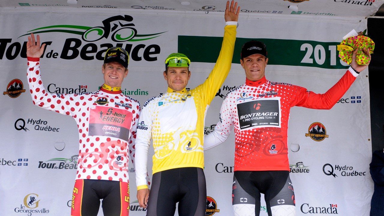 Guillaume Boivin est le détenteur du maillot jaune.