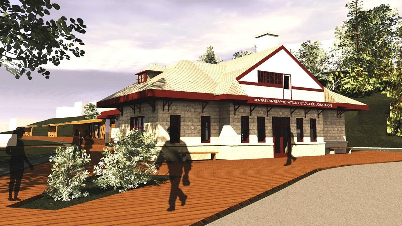 L’extérieur de la gare sera réaménagé comme halte près de la rivière et de la piste cyclable, le musée sera modernisé, une salle d’exposition sera réservée aux artistes locaux, et des salles locatives seront aménagées.