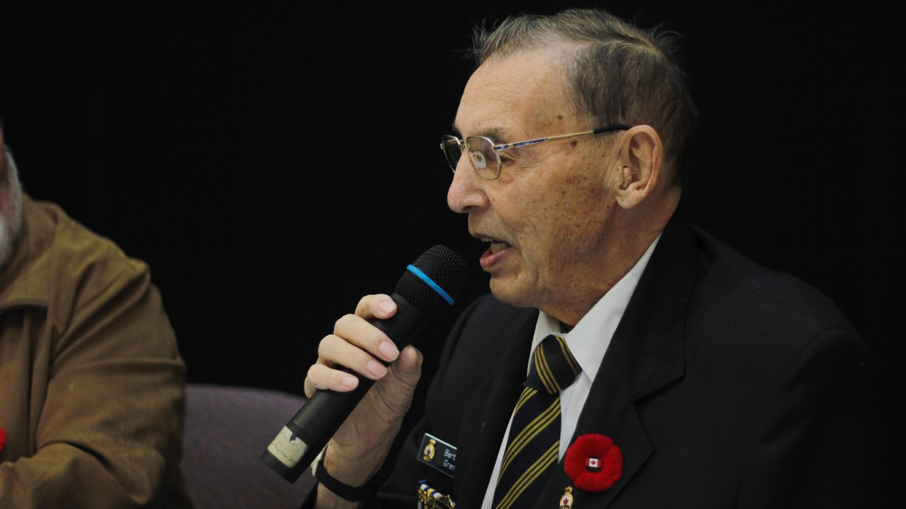 Bertrand Grenier, seul vétéran beauceron de la 2e guerre mondiale.