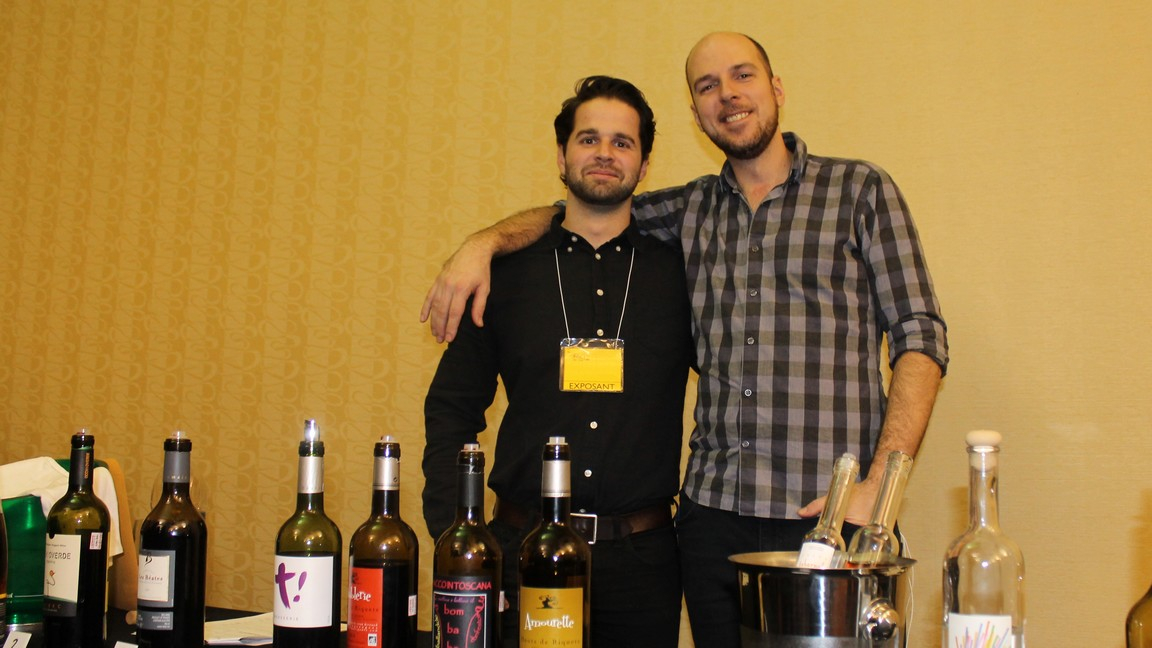 Plusieurs sommeliers étaient sur place