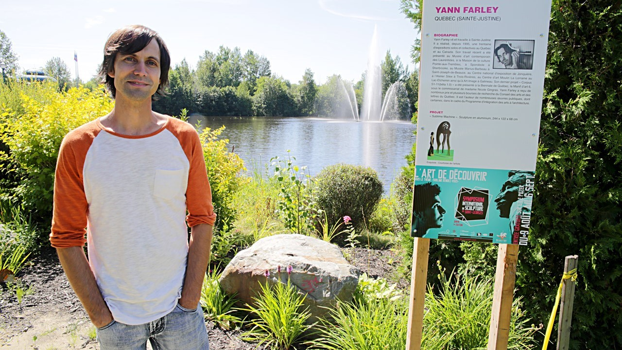 Le sculpteur Yann Farley érigera une « Sublime machine » sur l’île Pozer à Saint-Georges.