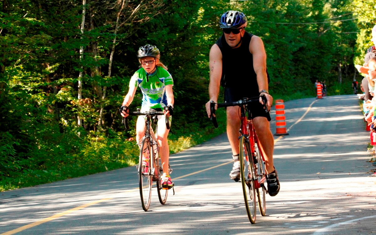 (299 photos) Plus de 150 braves pour le Premier Triathlon du Lac-Poulin