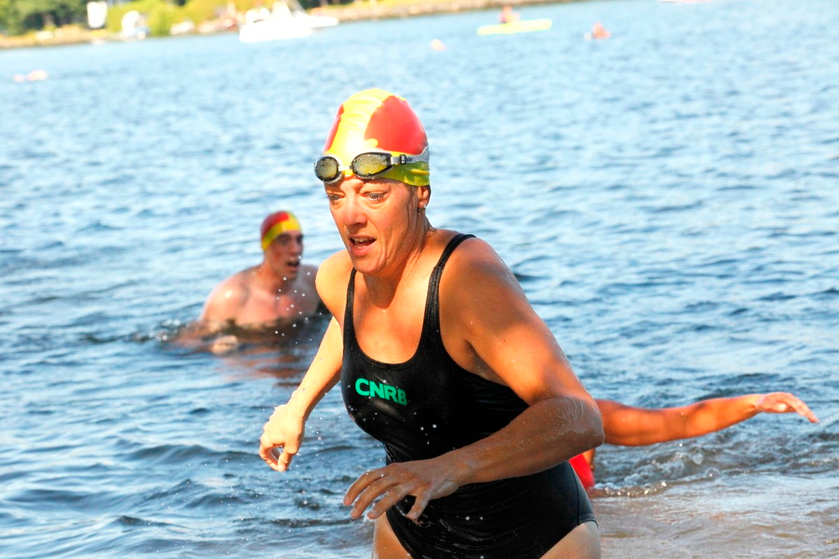 (299 photos) Plus de 150 braves pour le Premier Triathlon du Lac-Poulin