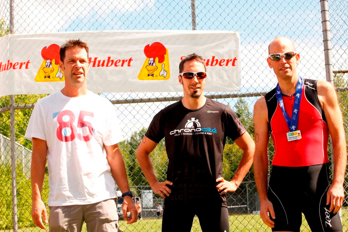 (299 photos) Plus de 150 braves pour le Premier Triathlon du Lac-Poulin