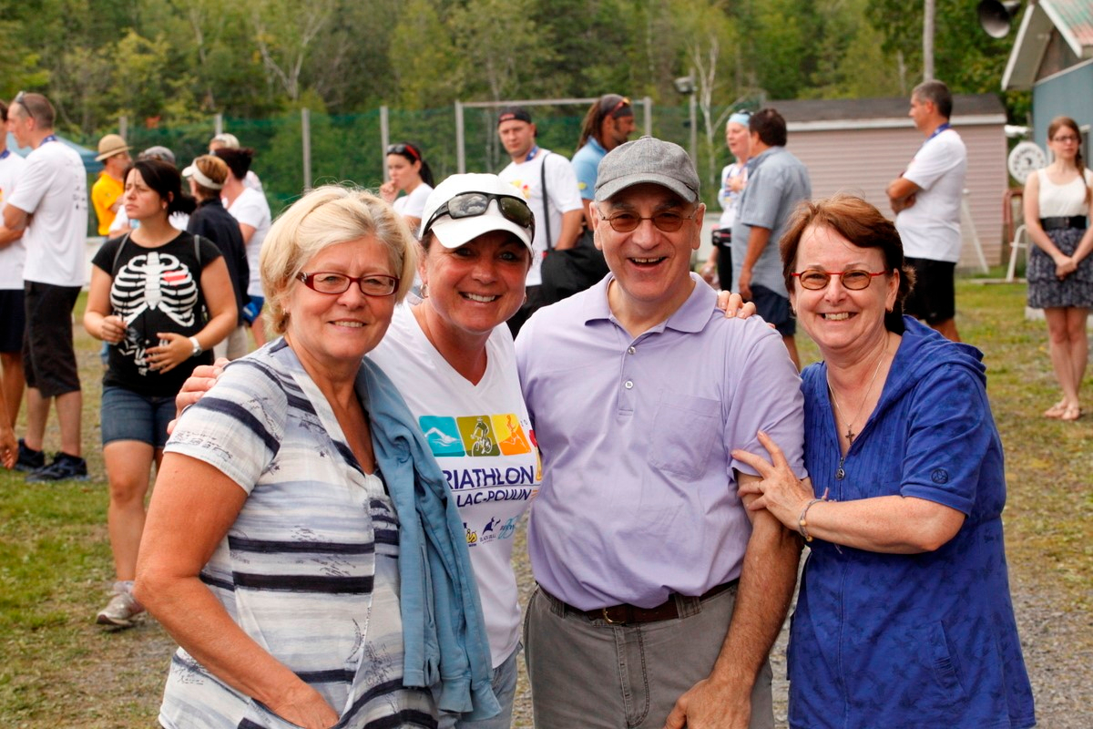 (299 photos) Plus de 150 braves pour le Premier Triathlon du Lac-Poulin