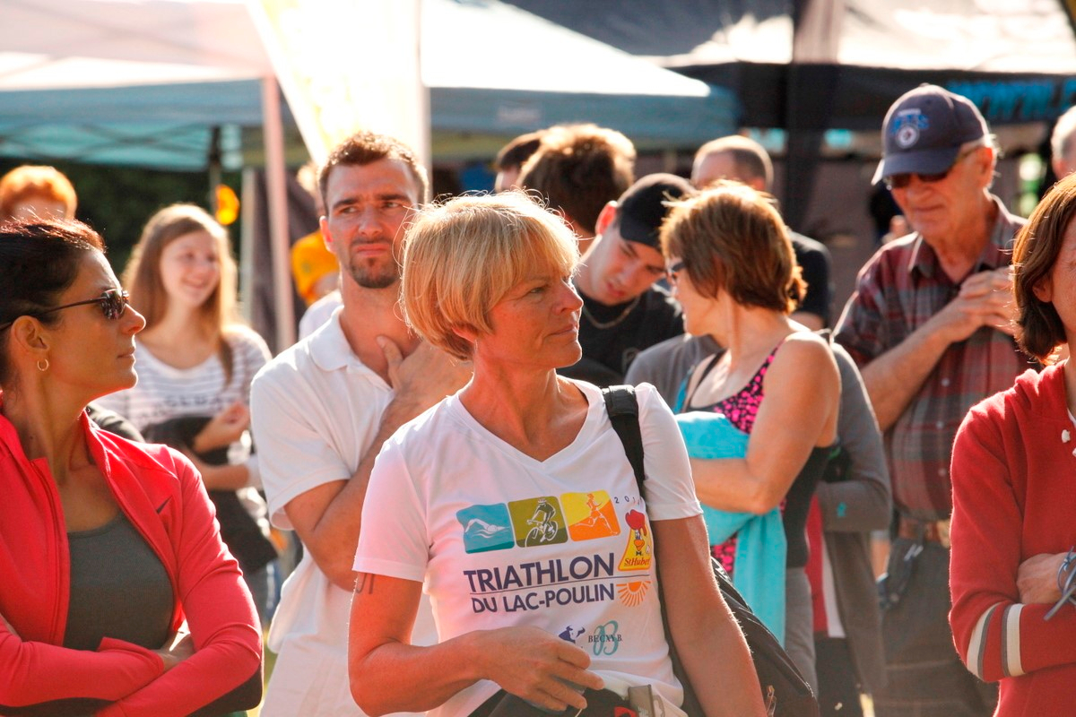 (299 photos) Plus de 150 braves pour le Premier Triathlon du Lac-Poulin