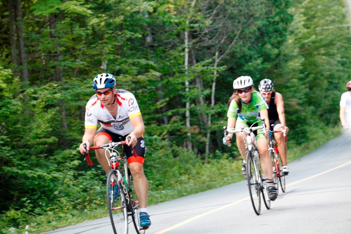 (299 photos) Plus de 150 braves pour le Premier Triathlon du Lac-Poulin