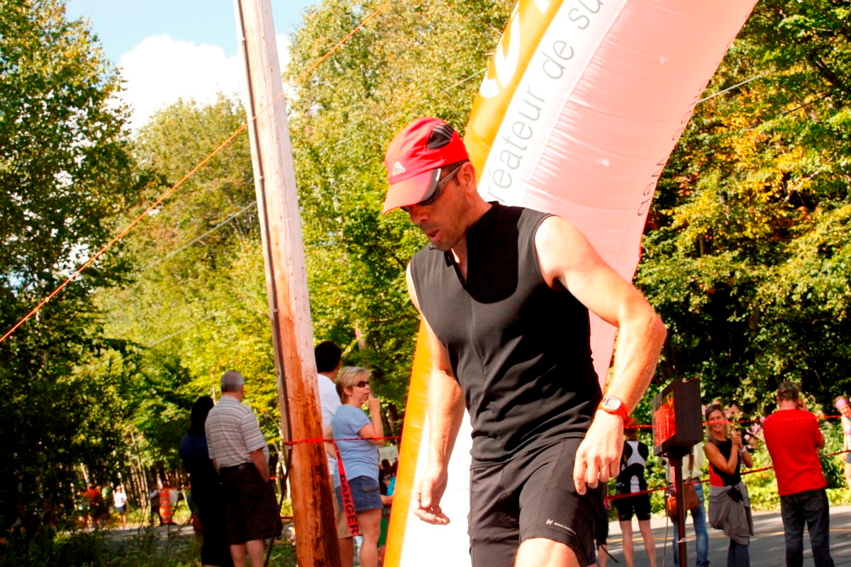 (299 photos) Plus de 150 braves pour le Premier Triathlon du Lac-Poulin