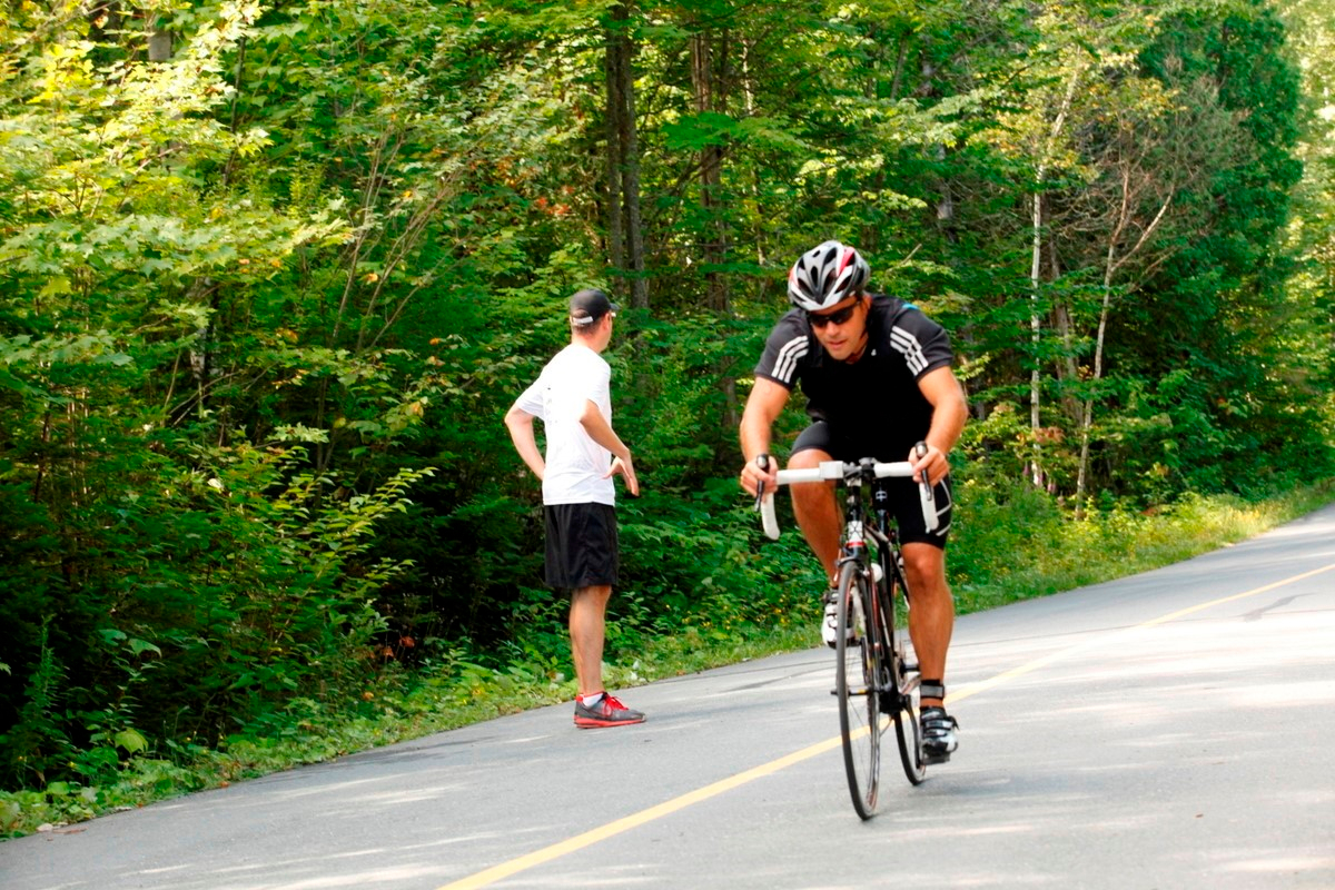 (299 photos) Plus de 150 braves pour le Premier Triathlon du Lac-Poulin