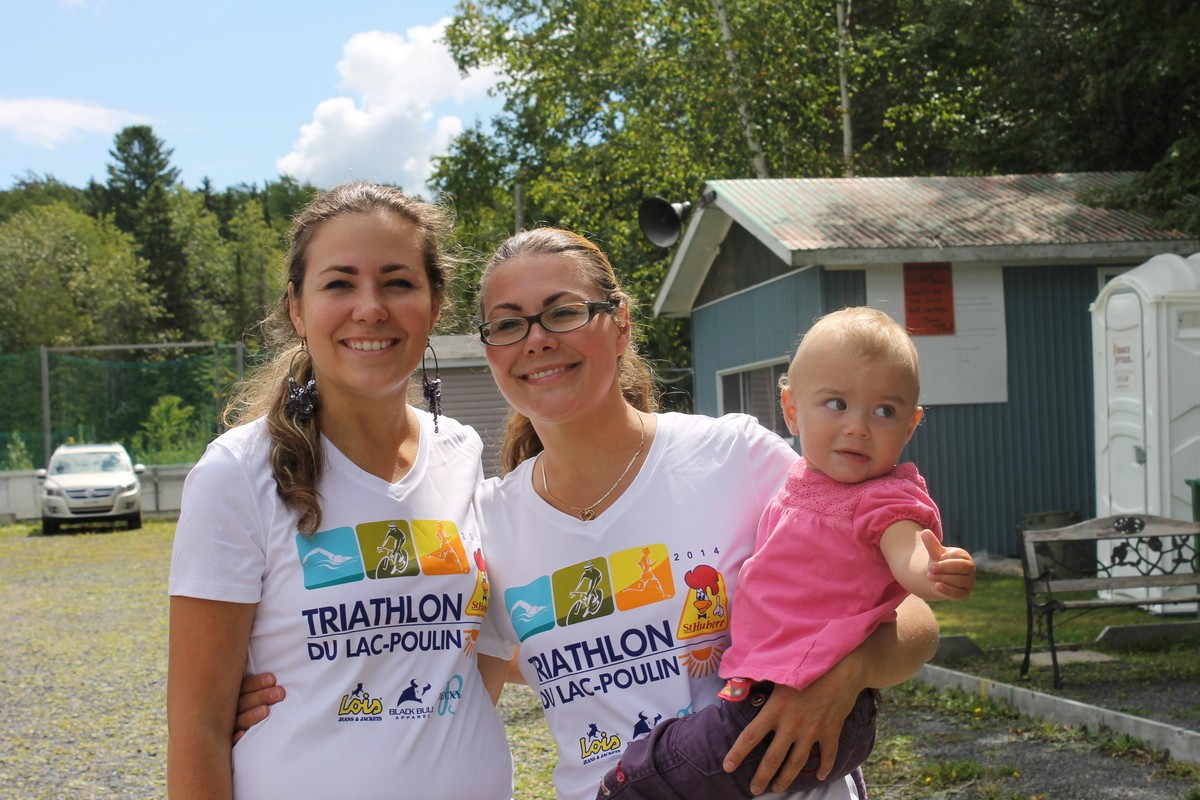 (299 photos) Plus de 150 braves pour le Premier Triathlon du Lac-Poulin