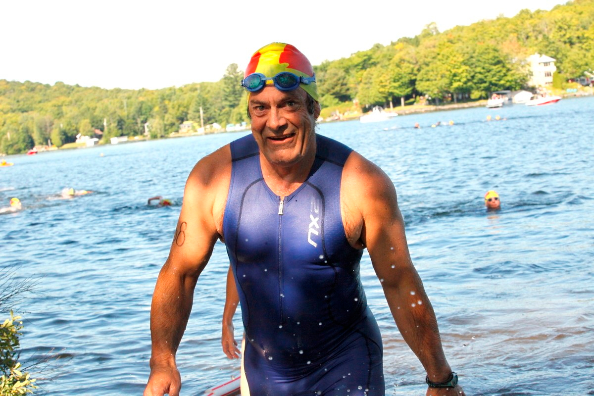 (299 photos) Plus de 150 braves pour le Premier Triathlon du Lac-Poulin